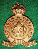 MM144B - 44th Lincoln & Welland Regiment Officer's Collar Badge     